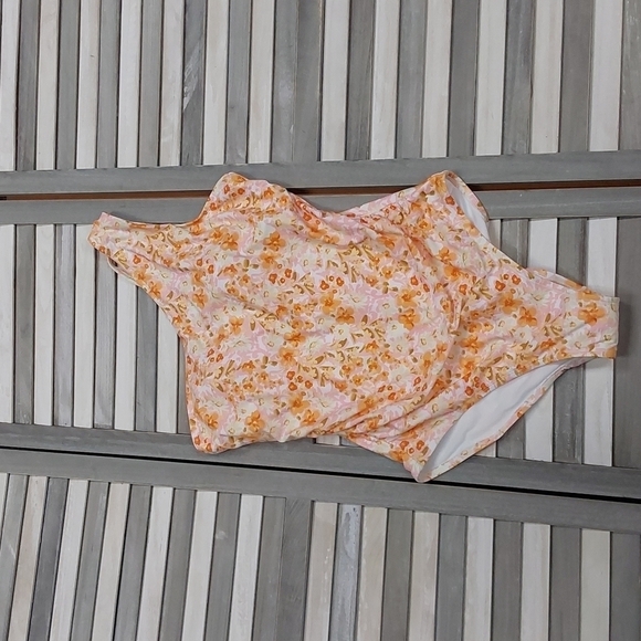 Women's One Shoulder High Coverage One Piece Swimsuit | Kona Sol™ | 24W - Picture 1 of 9